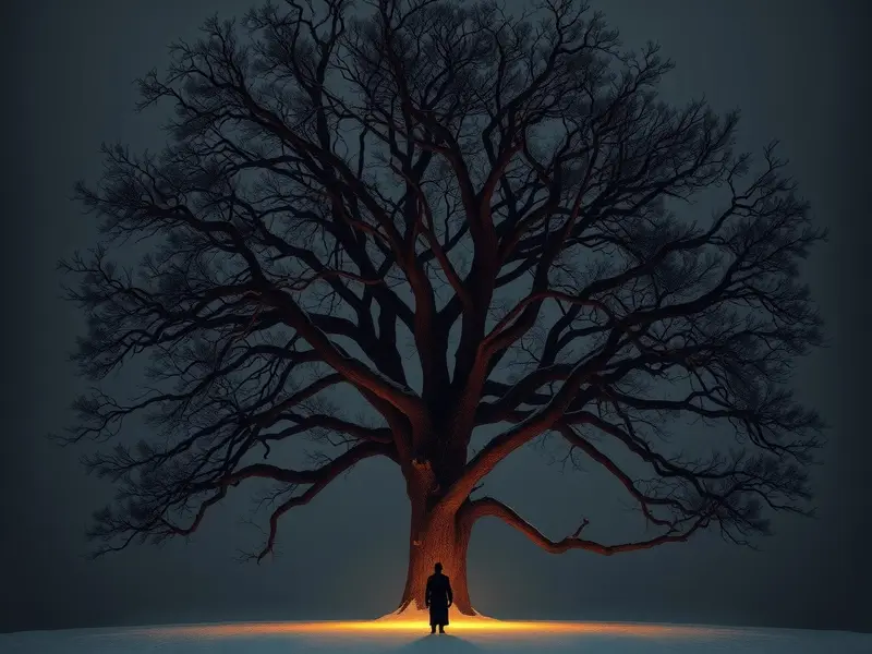 Beneath the Winter Oak — cover art