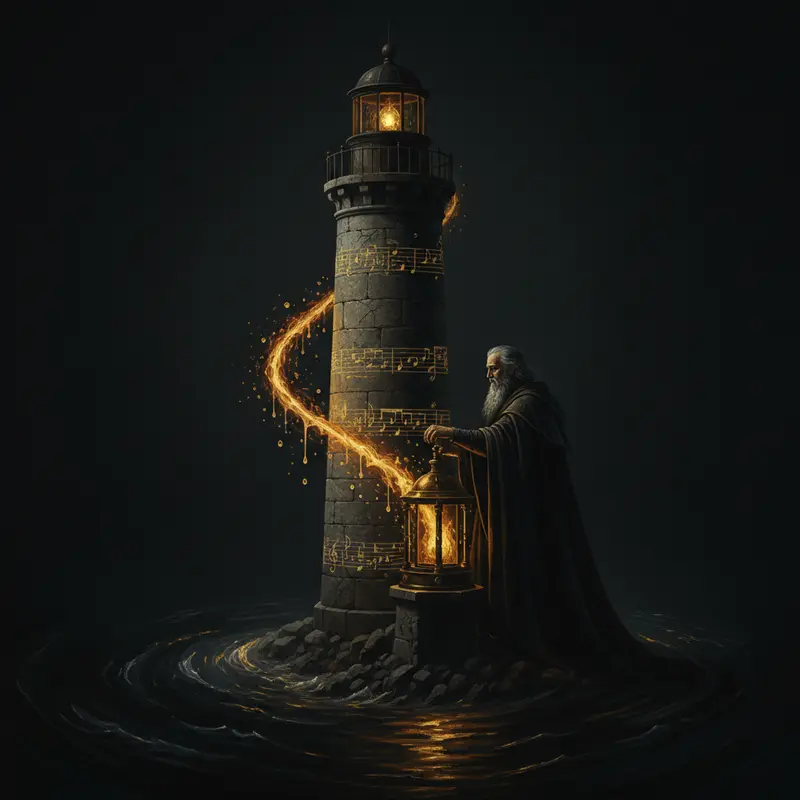 Elegy for a Lighthouse — cover art
