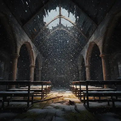 Snow Falls on the Nave — cover
