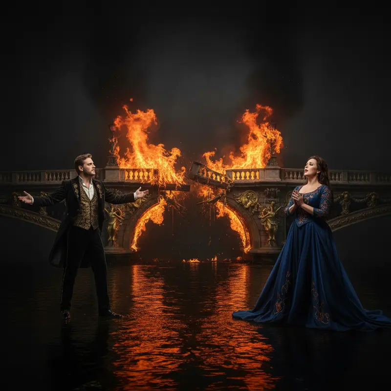 The Burning Bridge — cover art