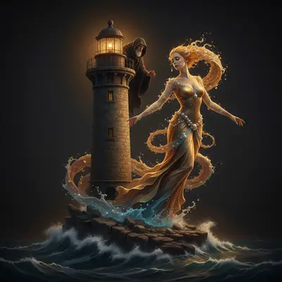 The Lighthouse and the Tide — cover