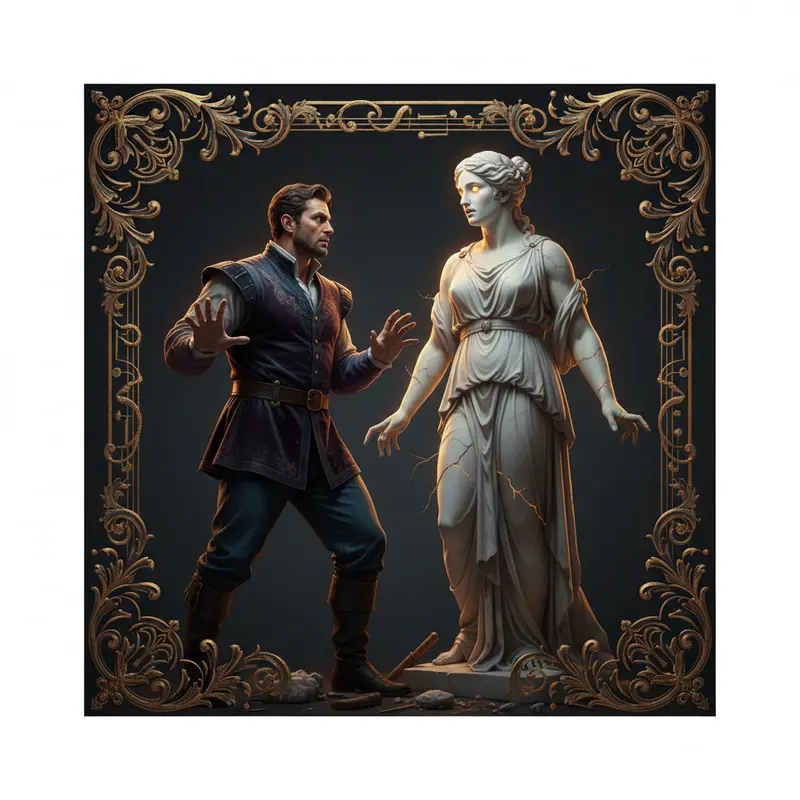 The Sculptor and the Statue — cover art