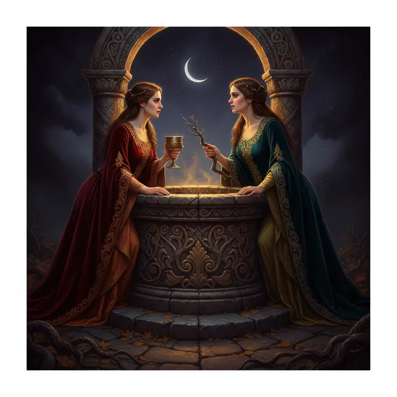 Two Sisters at the Well — cover art